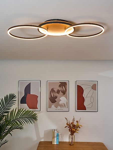ECO-LIGHT LED Deckenleuchte »LED-Deckenleuchte KIRU«, 2 flammig, Leuchtmitt günstig online kaufen