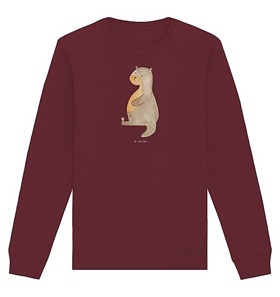 Mr. & Mrs. Panda Longpullover Größe XXL Otter Bauch - Burgundy - Geschenk, günstig online kaufen