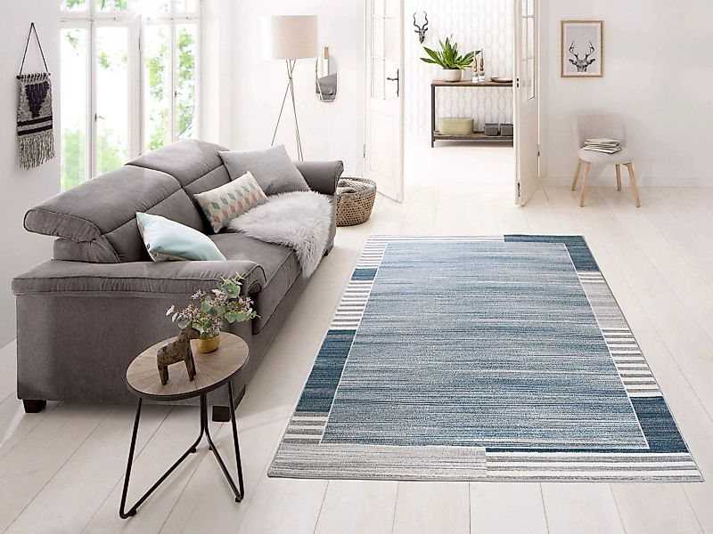 my home Teppich »Madita«, rechteckig, mit Bordüre, modern, geeignet für Fuß günstig online kaufen