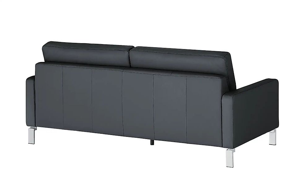 Max Schelling Ledersofa mit Winkelfüßen Maximum ¦ blau ¦ Maße (cm): B: 184 günstig online kaufen