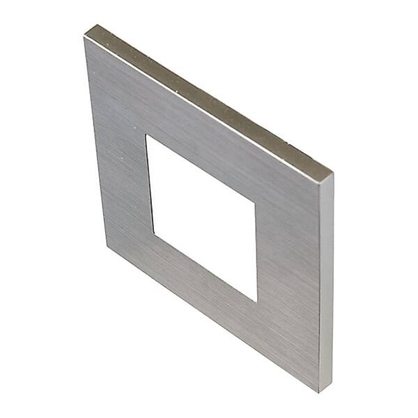 LED-Wandeinbauleuchte Wall F, grau, 0,9 W, 7,5 x 7,5 cm günstig online kaufen