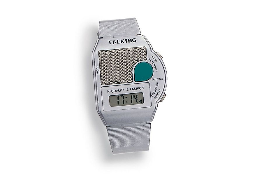 Atlanta Quarzuhr Sprechende Armbanduhr mit Weckfunktion, Quarzwerk, aus Kun günstig online kaufen