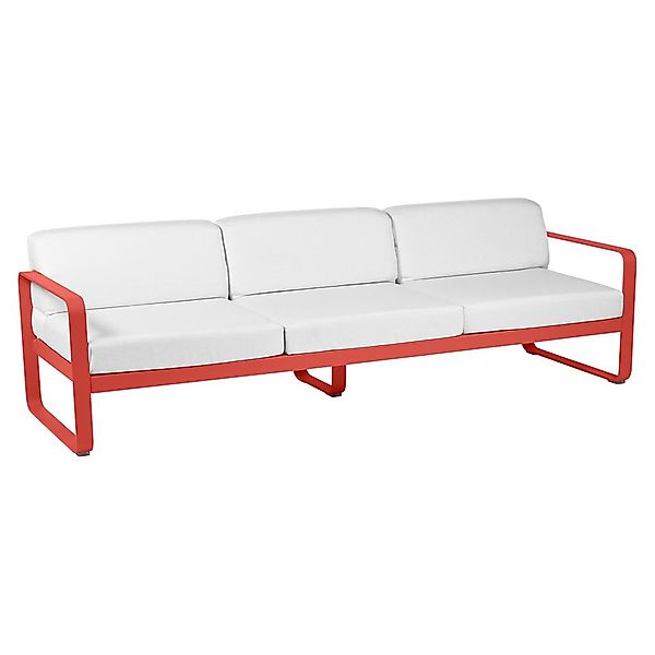 Bellevie 3-Sitzer Lounge-Sofa 45 Capucine 81 Grauweiß günstig online kaufen