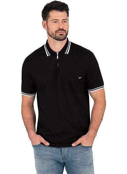 Trigema Poloshirt TRIGEMA Poloshirt mit Reißverschluss (1-tlg) günstig online kaufen