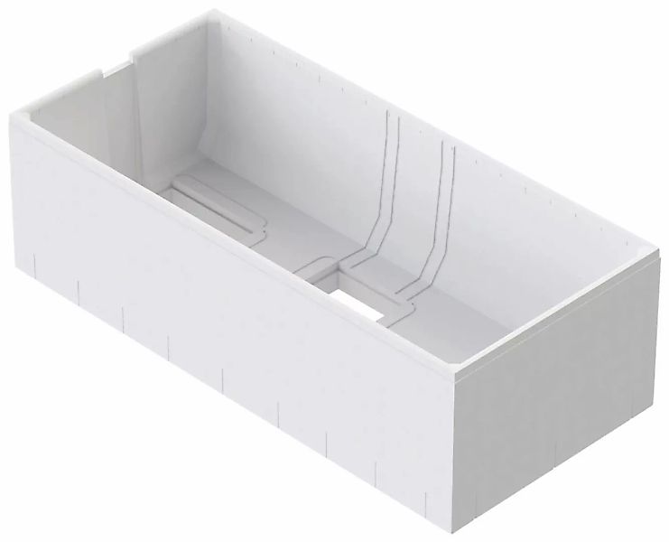 OTTOFOND Badewanne Set Duobadewanne, (3-tlg), 1700/800 günstig online kaufen