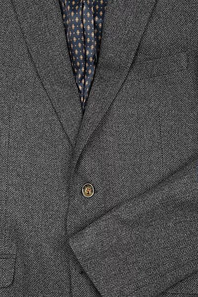 Suitable Blazer Nibe Grau Herringbone - Größe 48 günstig online kaufen