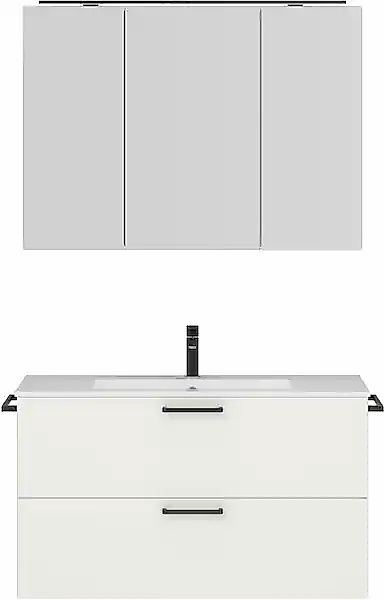 nobilia® Badmöbel-Set »Tolvina« vormontiert, mit Soft-Close, 2 Stk. tlg. günstig online kaufen