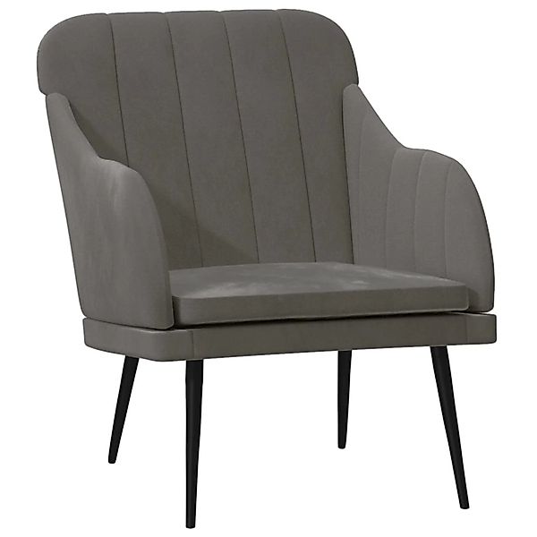 vidaXL Sessel Sessel Dunkelgrau 63x76x80 cm günstig online kaufen