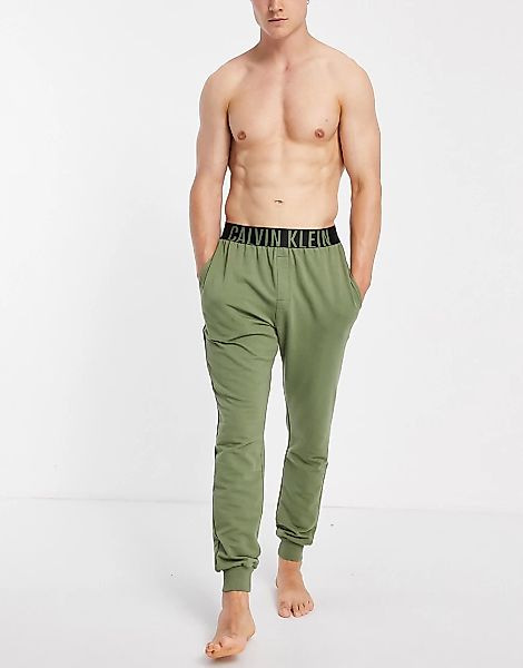 Calvin Klein – Loungewear – Jogginghose in Grün günstig online kaufen
