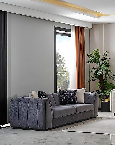 JVmoebel Sofa Dreier Sofa Couch Wohnlandschaft Polster Couchen Polstermöbel günstig online kaufen