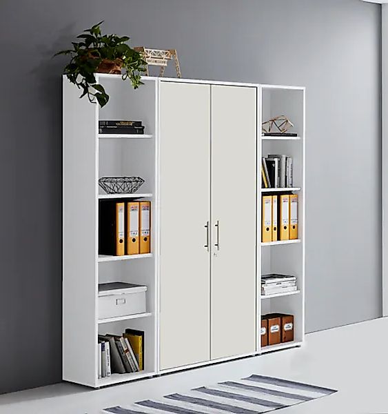 BMG Möbel Büromöbel-Set »Tabor«, besteht aus 1 Aktenschrank und 2 Regalen günstig online kaufen