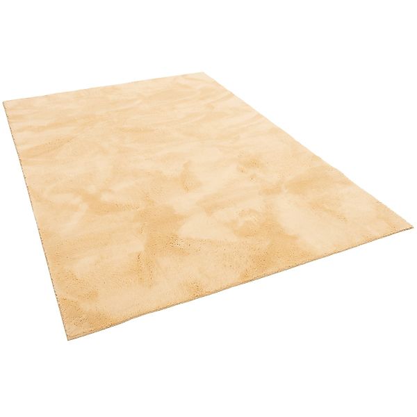 Pergamon Luxus Super Soft Fellteppich Pearl Gelb 200x290cm günstig online kaufen