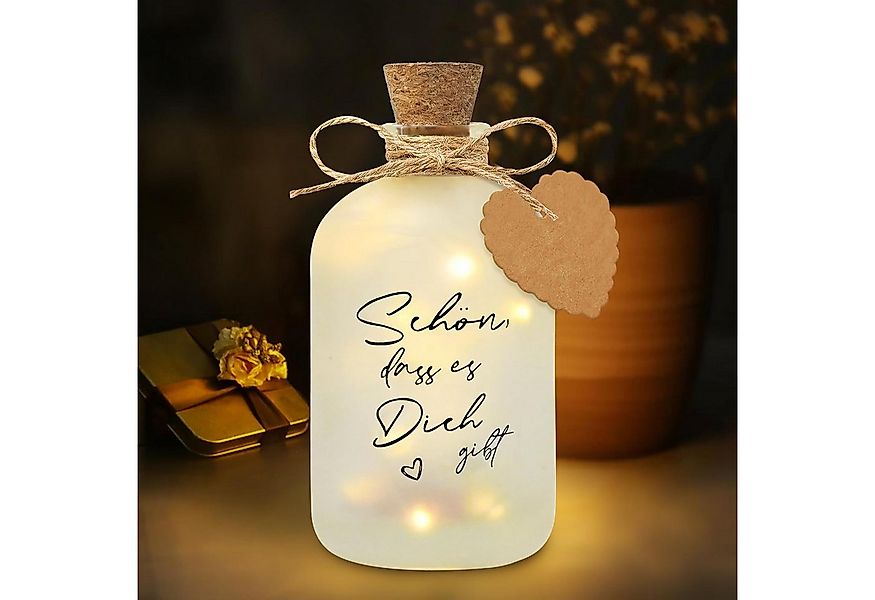 BlingBin LED Dekolicht LED Flaschenlicht mit Spruch,Beleuchtete Flasche, De günstig online kaufen