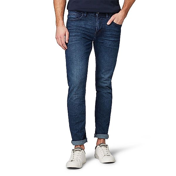 Tom Tailor Super Slim Piers Jeans 33 Used Dark Stone Blue Denim günstig online kaufen
