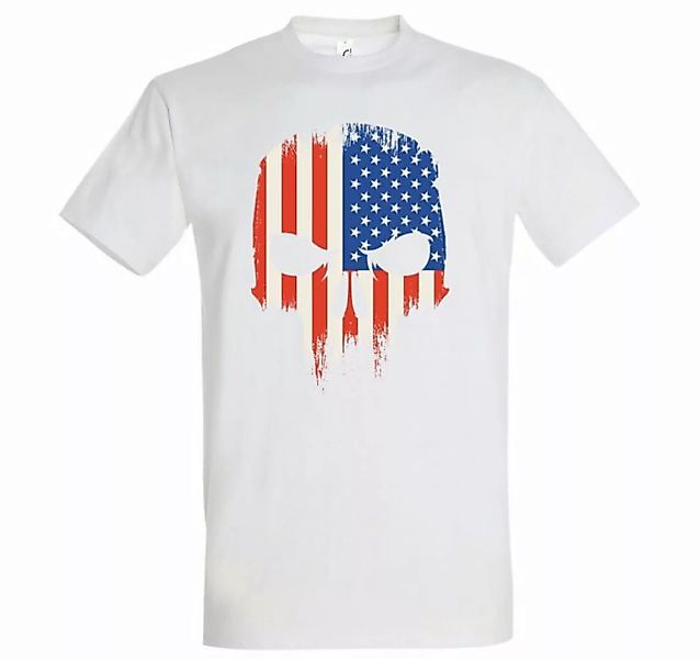 Youth Designz T-Shirt USA Totenkopf Herren Shirt mit trendigem Frontprint günstig online kaufen
