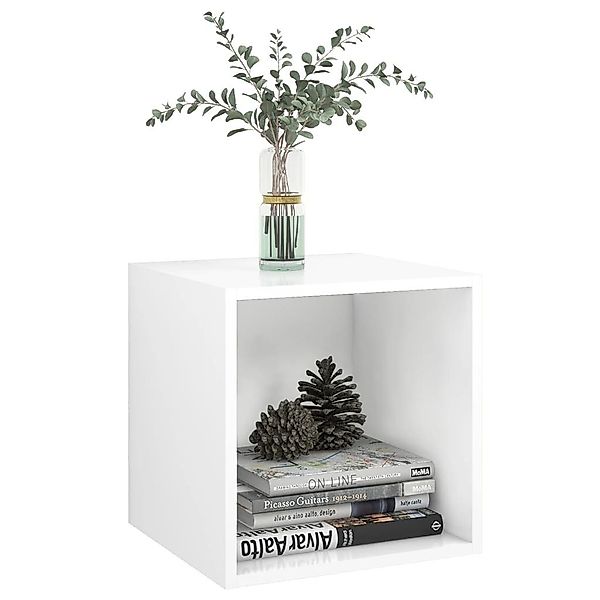 vidaXL Regal Wandschränke 2 Stk. Weiß günstig online kaufen