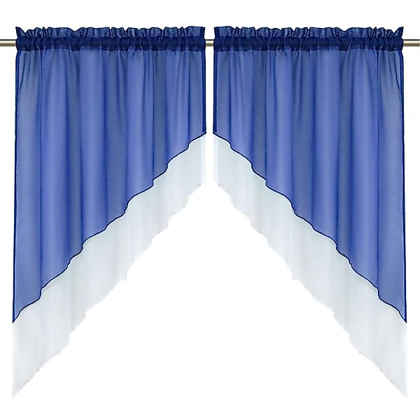 Delien Scheibengardine Beyza (2 St), Stangendurchzug, günstig online kaufen
