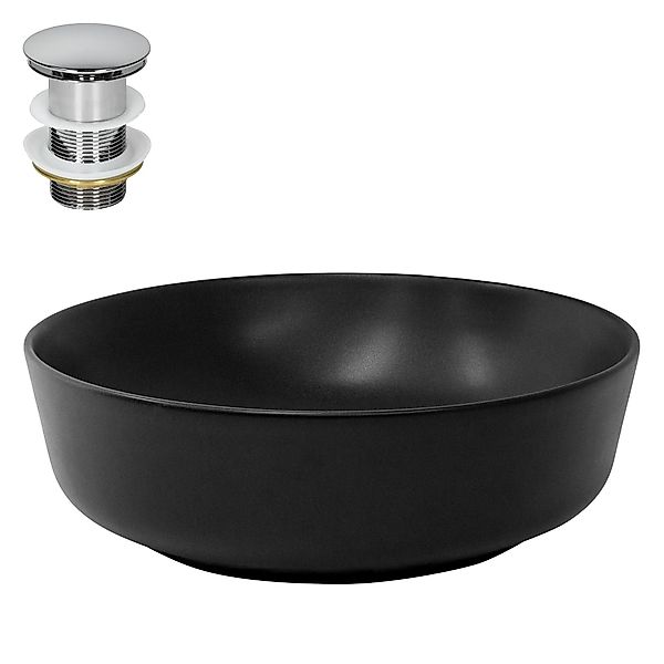 LuxeBath Waschbecken Aufsatzwaschbecken aus Keramik Waschtisch günstig online kaufen