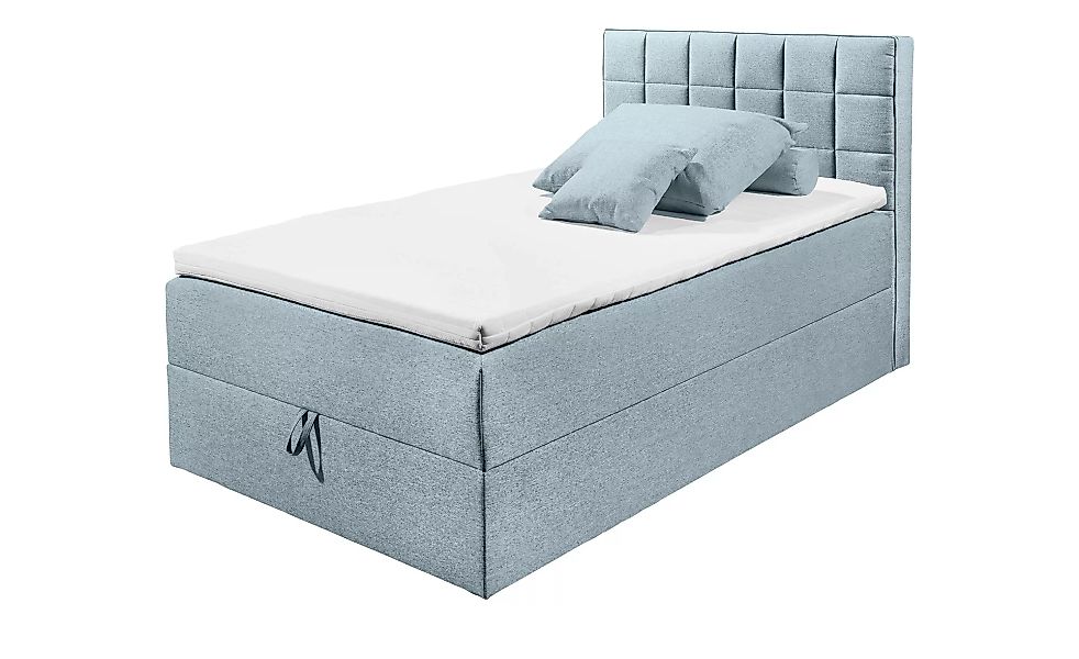 uno Polsterbett mit Bettkasten Alaska ¦ blau ¦ Maße (cm): B: 120 H: 123 Bet günstig online kaufen