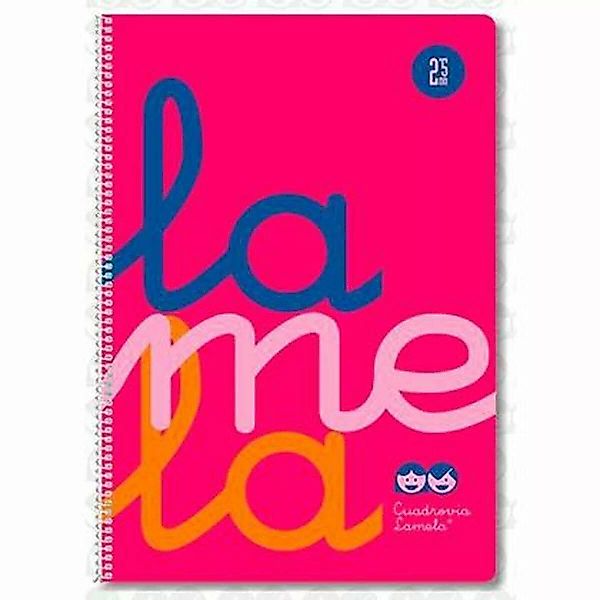 Notizbuch Lamela Fluor Rosa A4 5 Stück günstig online kaufen