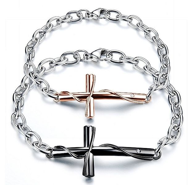 Kim Johanson Schmuckset Kreuz, mit Zirkonia, 2 Partner Armbänder günstig online kaufen