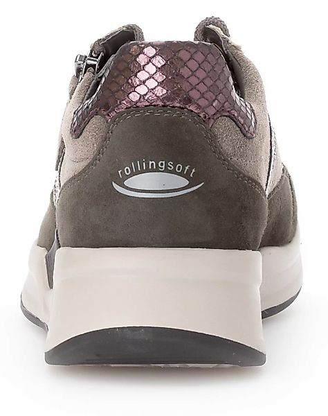 Gabor Rollingsoft Keilsneaker, Komfortschuh, Halbschuh, Schnürschuh mit Kon günstig online kaufen