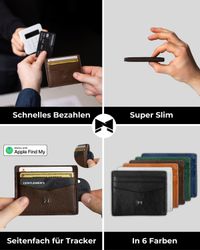 Gentlemen's Kartenetui - Kreditkartenetui mit Mittelfach günstig online kaufen