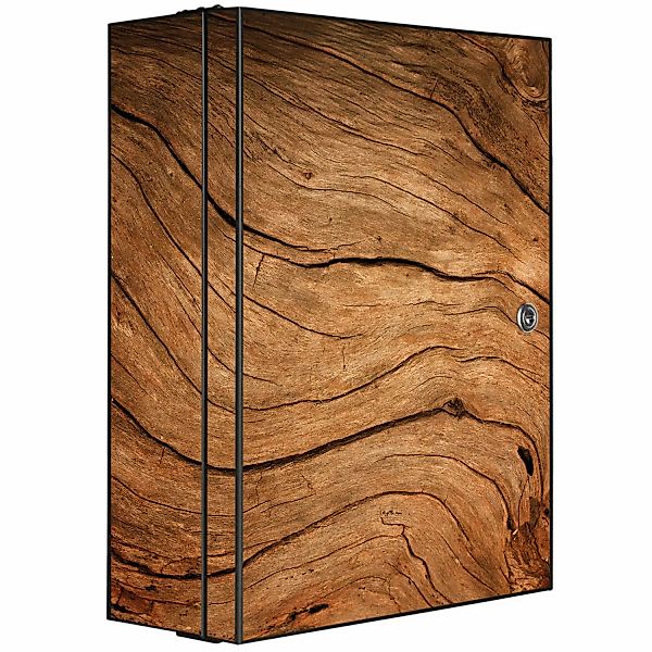 Banjado XXL Medizinschrank Abschliessbar 35x46x15cm Arzneischrank Anthrazit günstig online kaufen