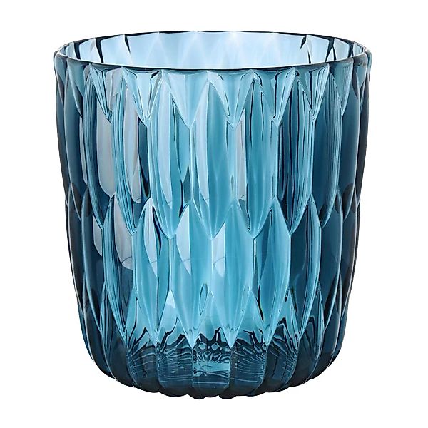 Kartell - Jelly Vase - blau/glänzend/Ø23.5cm/H 25cm günstig online kaufen