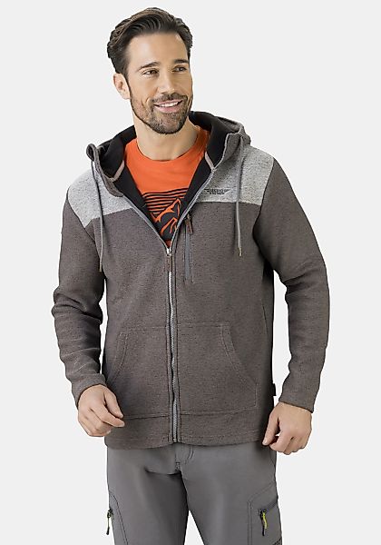 HERO by John Medoox Fleecejacke "HOODIE Strick- Fleecejacke" fleece Straigh günstig online kaufen
