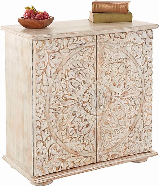 OTTO home Kommode "Sideboard mit 2 Türen, Breite/Höhe: 75/75 cm" Fronten mi günstig online kaufen