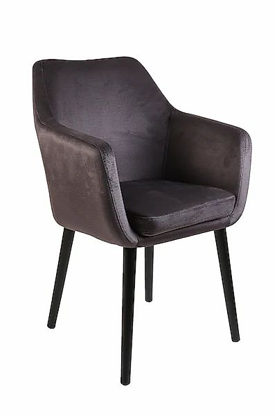 Home affaire Armlehnstuhl »Toga«, 1 St., Samtvelours, eleganter Esszimmerst günstig online kaufen
