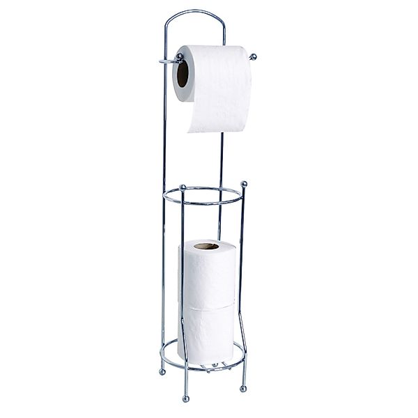 MSV Toilettenpapierhalter Ø 15,3 cm x 65 cm Chrom günstig online kaufen