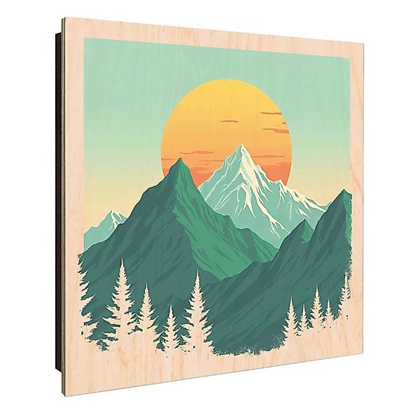 Banjado Großer Schlüsselkasten Holz 30x30cm Schwarz Scharnier Links 50 Hake günstig online kaufen
