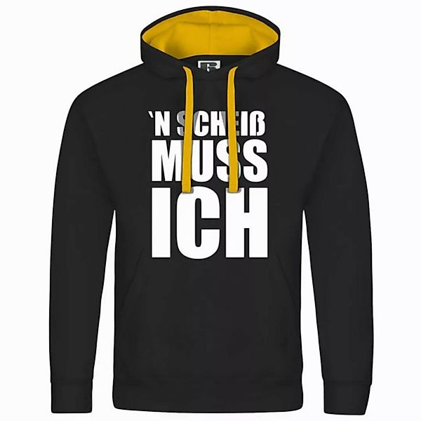 deinshirt Kapuzenpullover Herren Kapuzenpullover N Scheiß muss ich Mit Prin günstig online kaufen