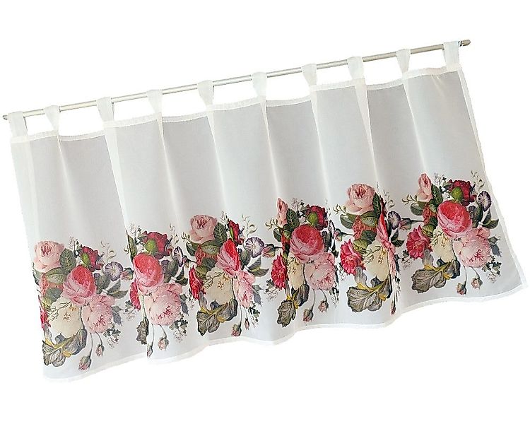 matches21 HOME & HOBBY Scheibengardine Scheiben-Gardine Organza Schlaufen b günstig online kaufen