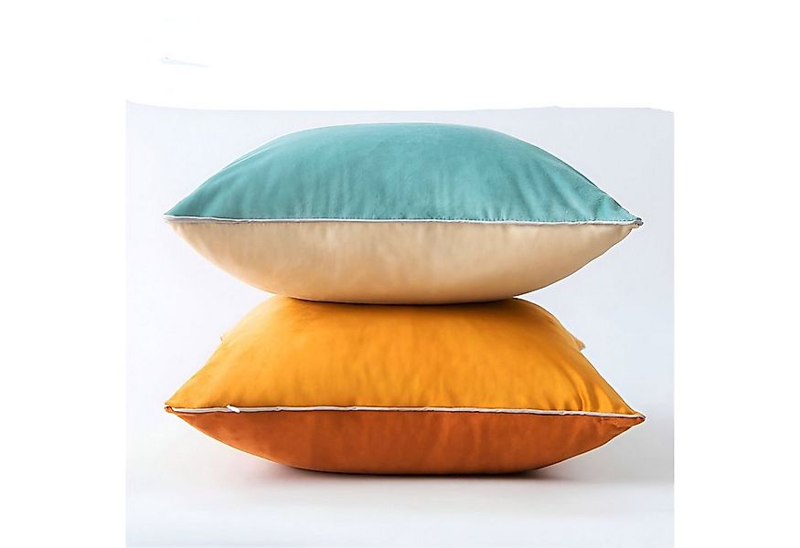 Interior by Hakito Dekokissen 2er Set Kissenbezug inklusive Füllkissen Kiss günstig online kaufen