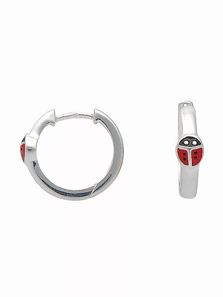 Adelia´s Paar Ohrhänger "1 Paar 925 Silber Ohrringe / Creolen Marienkäfer Ø günstig online kaufen