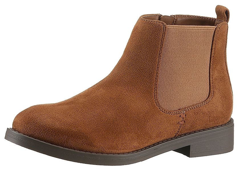 Aniston SHOES Chelseaboots, Stiefelette, Blockabsatz, mit breitem Stretch - günstig online kaufen