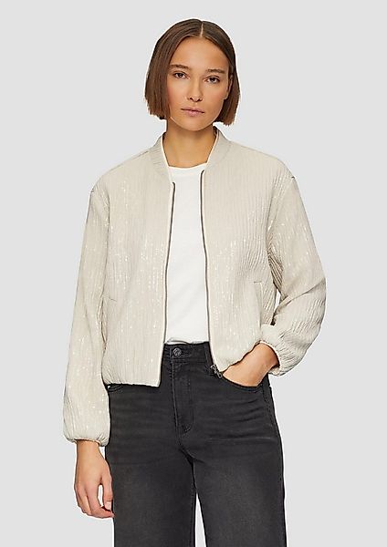 s.Oliver Funktionsjacke Indoor-Blazer Blouson mit Pailletten günstig online kaufen
