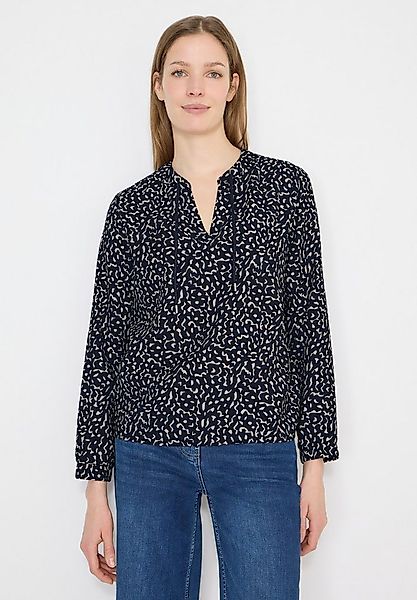 CECIL Langarmbluse mit geschlitztem Rundhalsausschnitt günstig online kaufen