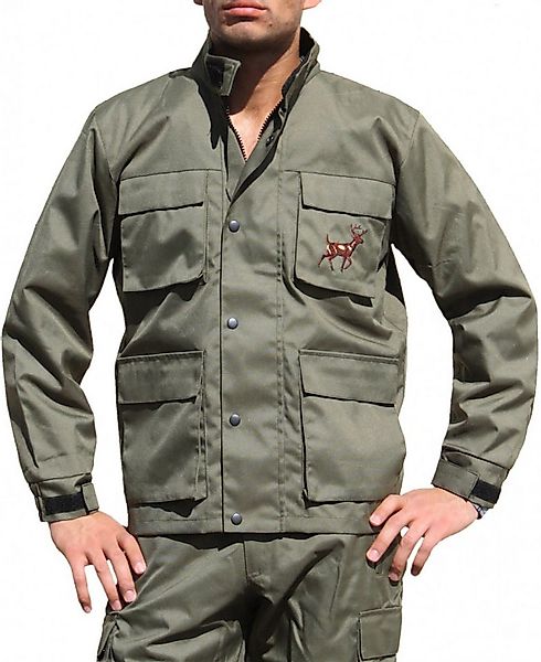 German Wear Military-Jacke GW612J Jagdjacke mit Hirschstickerei günstig online kaufen