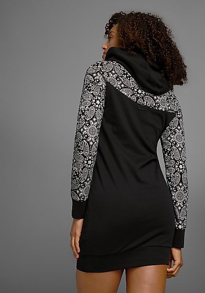 KangaROOS Sweatkleid, Mini-Länge, sportlicher Stil, aus Baumwolle, langärml günstig online kaufen