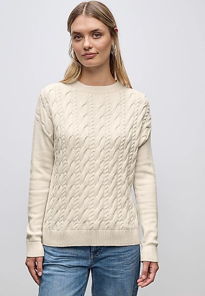 STREET ONE Strickpullover aus softem Materialmix günstig online kaufen