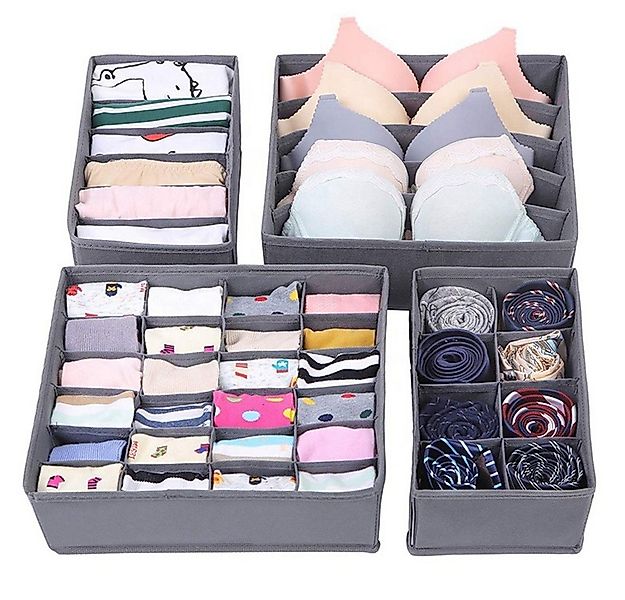 zggzerg Aufbewahrungsbox Aufbewahrungsbox, 4 Stück Faltbare Verschiedenen G günstig online kaufen