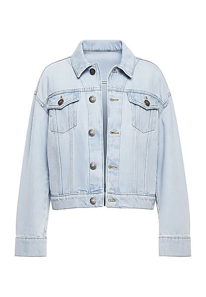 URBAN CLASSICS Jeansjacke "Urban Classics Ladies 80‘s Oversized Denim Jacke günstig online kaufen
