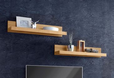 Home affaire Wandregal "Logo,teilmassiv, Breite: je 90 cm" Set, 2 Stk. tlg. günstig online kaufen