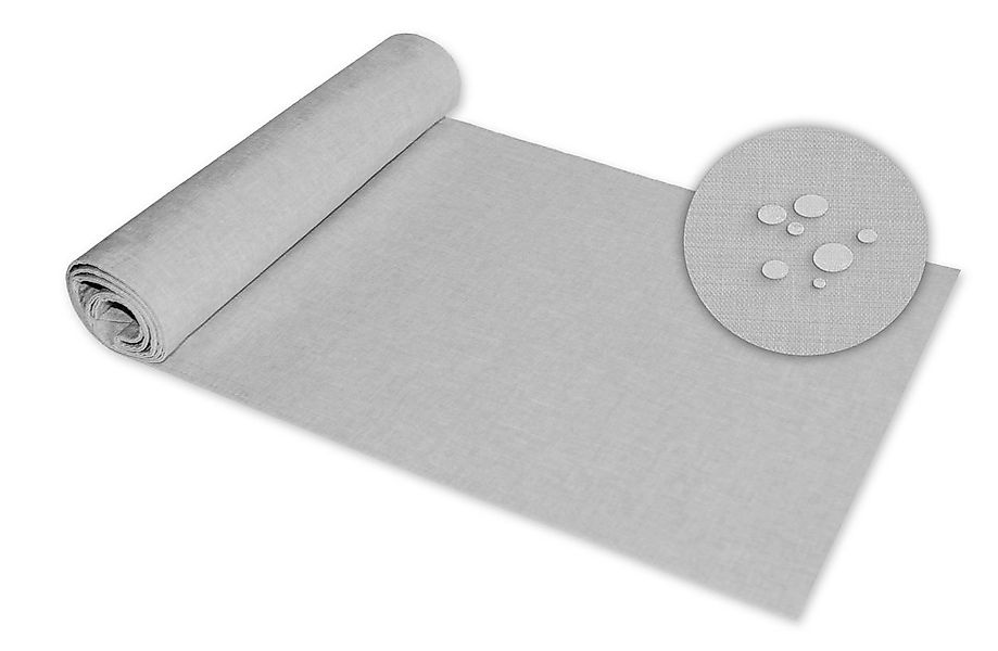 Haus und Deko Tischläufer Tischläufer rechteckig Leinenoptik beschichtet (1 günstig online kaufen