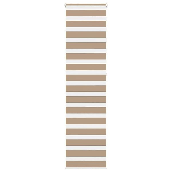 vidaXL Doppelrollo Sandbraun 60x230 cm Stoffbreite 55,9 cm Polyester 401459 günstig online kaufen