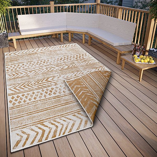 HANSE Home Teppich "BIRI Wendeteppich" rechteckig 5 mm Höhe In-& Outdoor, W günstig online kaufen